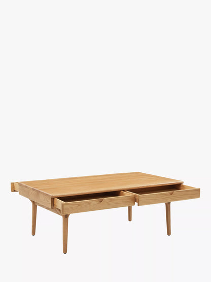 John Lewis X-Ray Wood Coffee Table, Oak