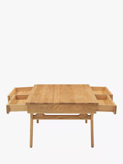 John Lewis X-Ray Wood Coffee Table, Oak