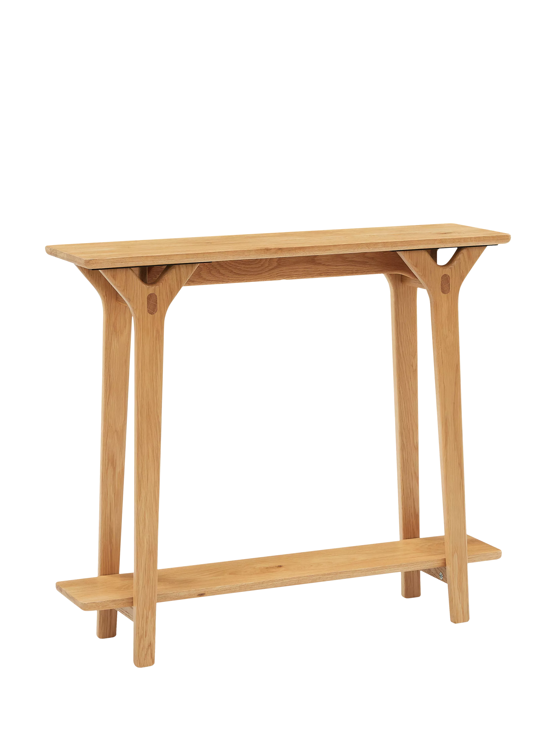 John Lewis X-Ray Console Table, Oak