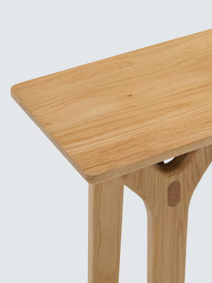 John Lewis X-Ray Console Table, Oak