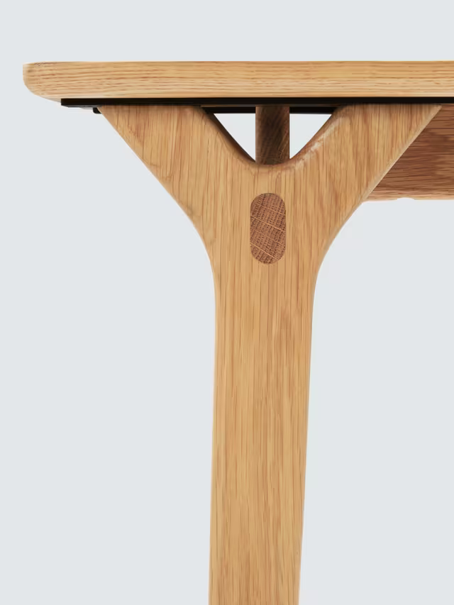 John Lewis X-Ray Console Table, Oak