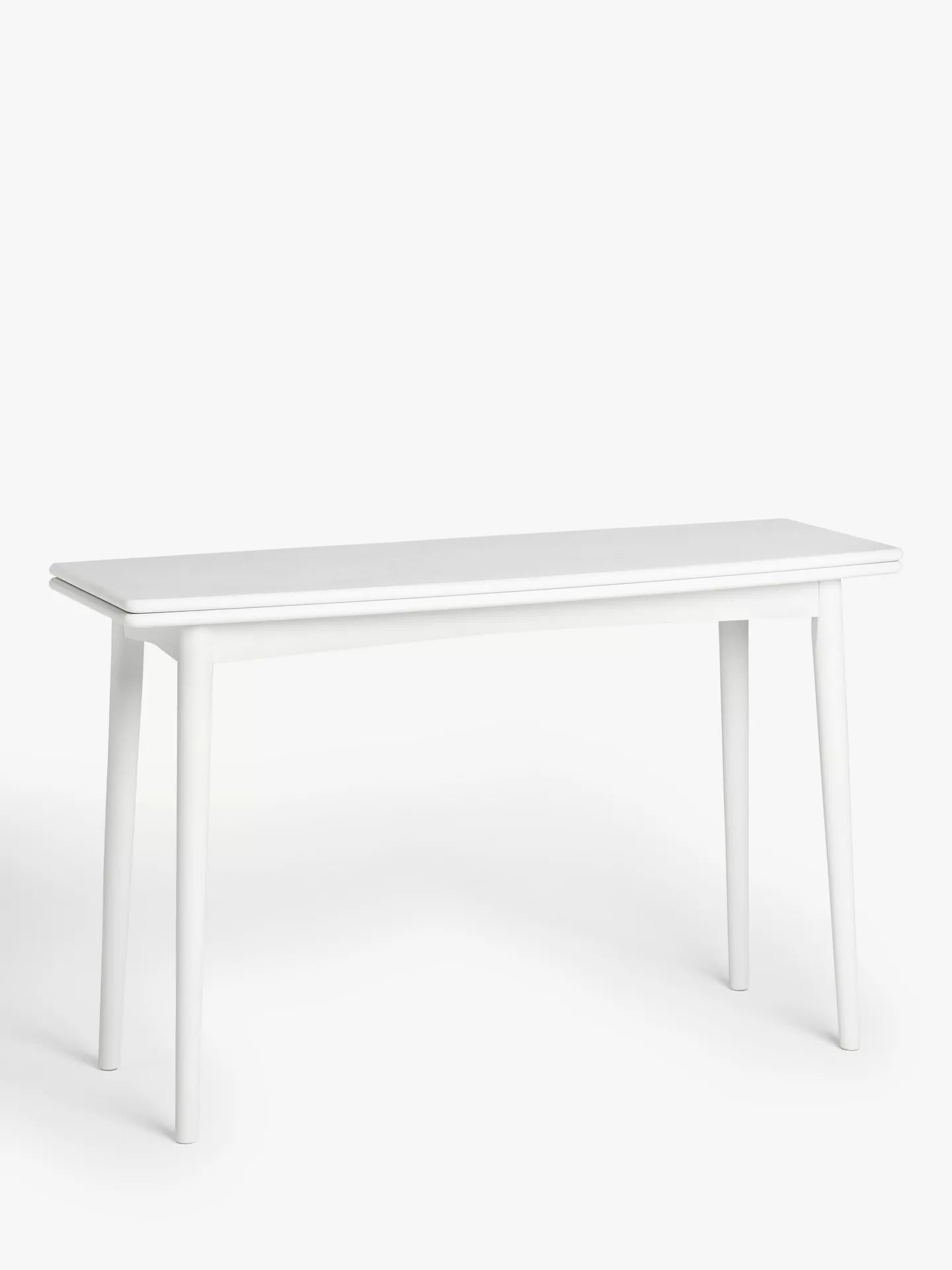 John Lewis Spindle 4 Seater Folding Console/Dining Table, Greige