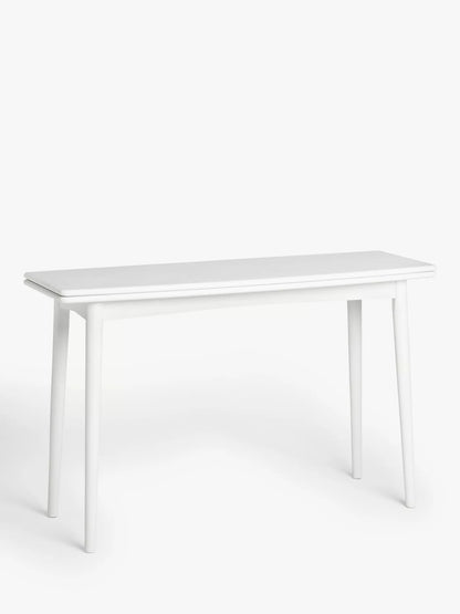 John Lewis Spindle 4 Seater Folding Console/Dining Table, Greige
