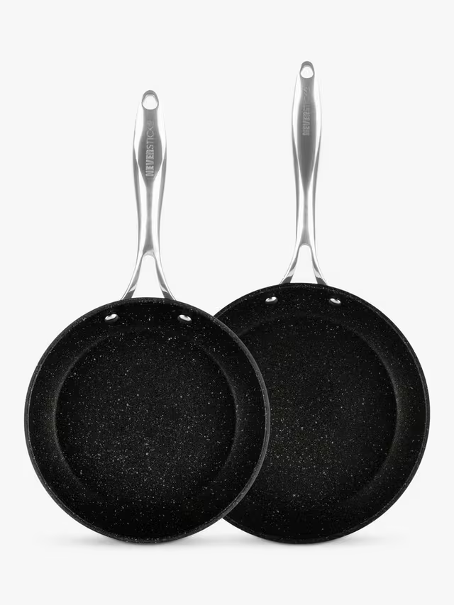 Eaziglide Neverstick2 Aluminium Non-Stick Pan Set, 5 Piece