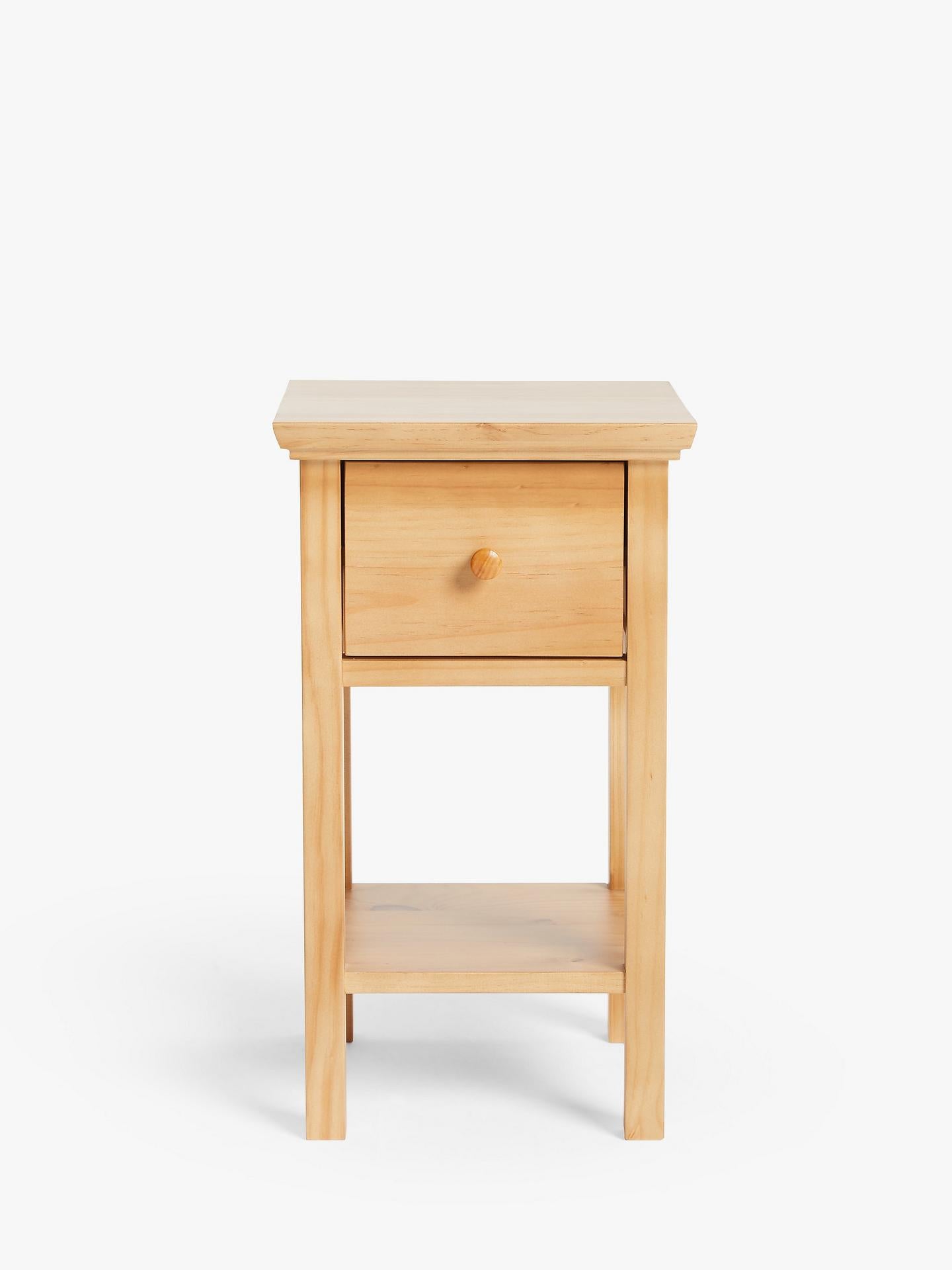 John Lewis Wilton Bedside Table Natural
