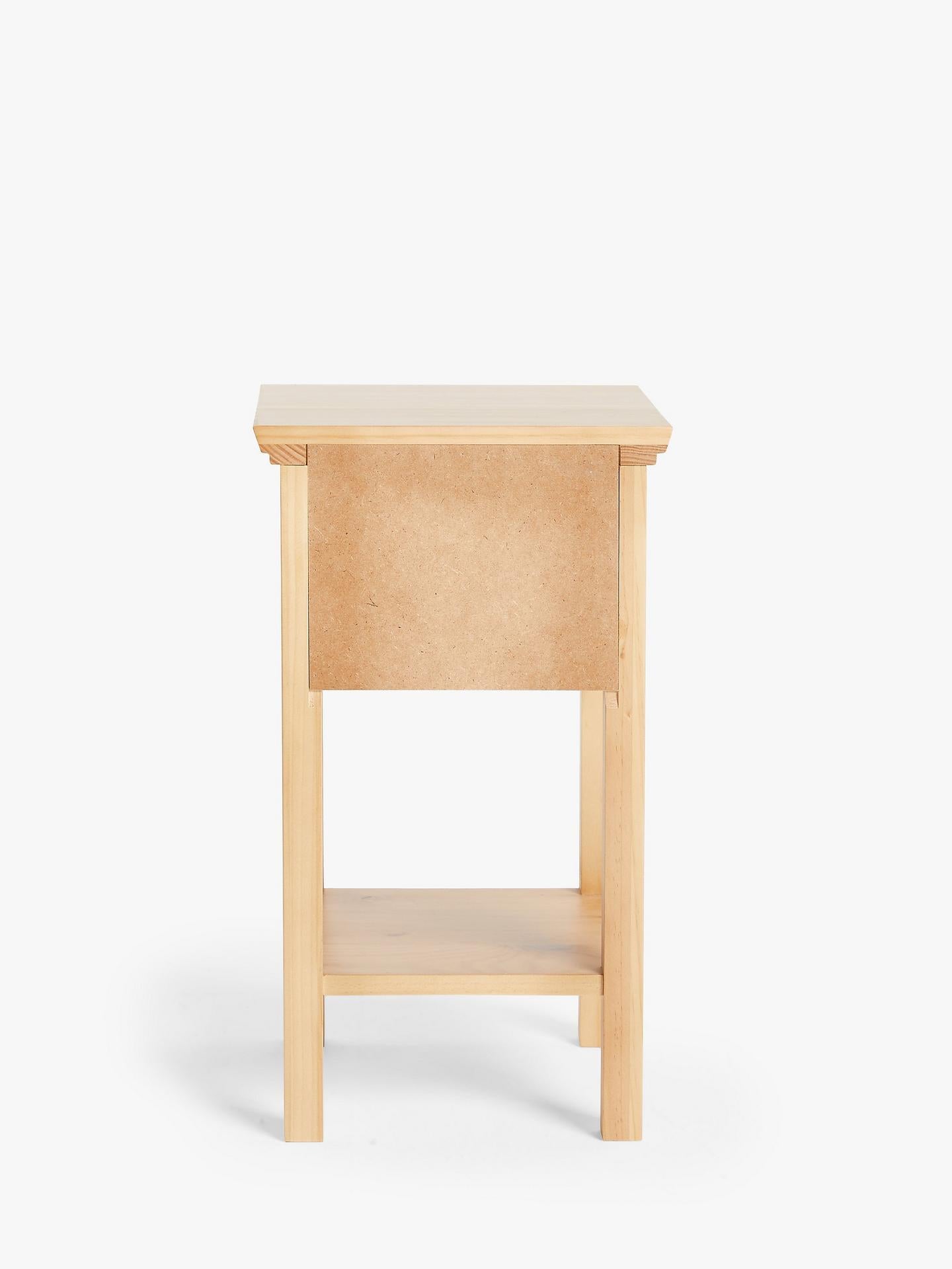 John Lewis Wilton Bedside Table Natural