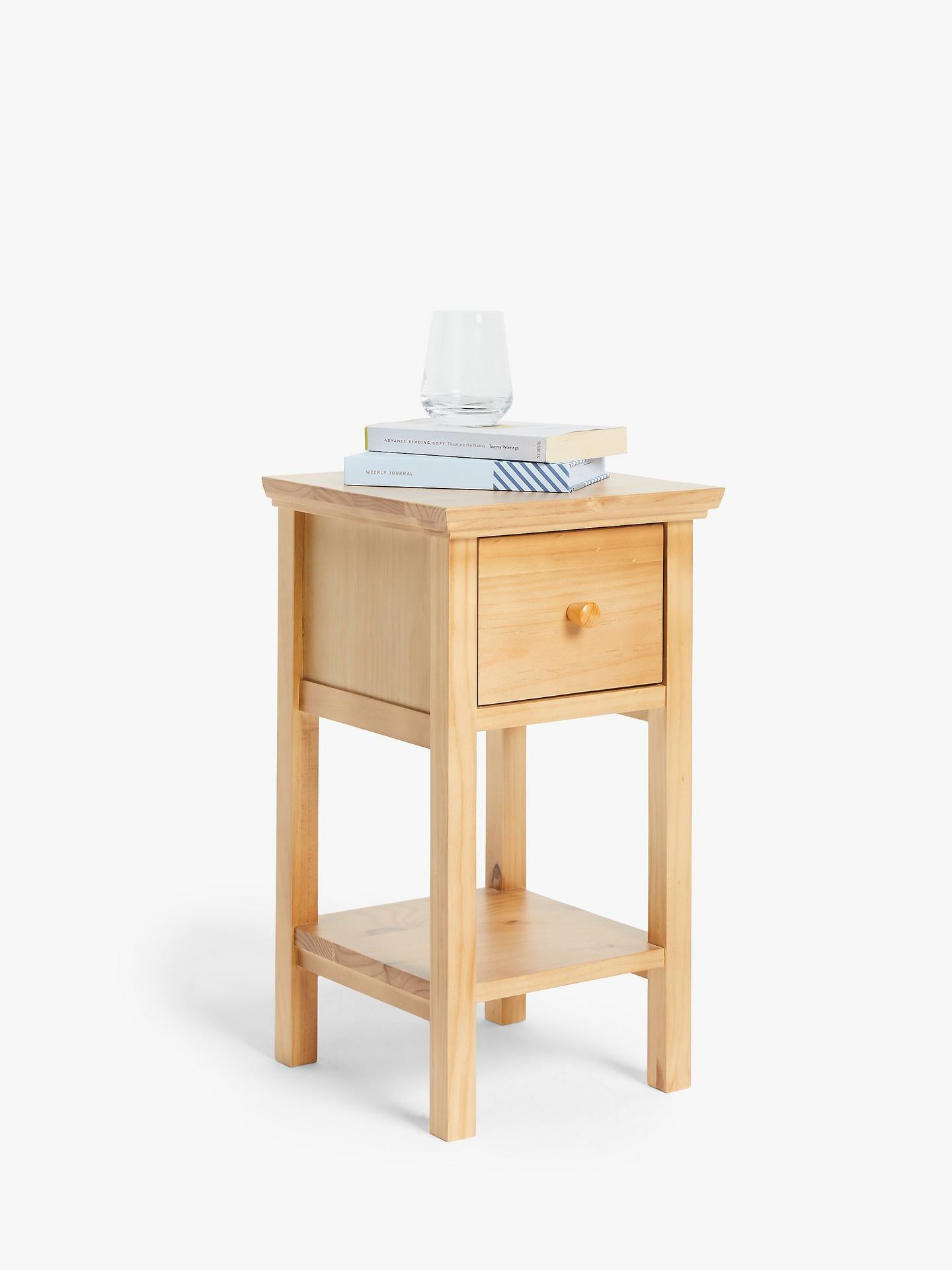 John Lewis Wilton Bedside Table Natural