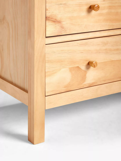 John Lewis Wilton 6 Drawer Chest, Natural