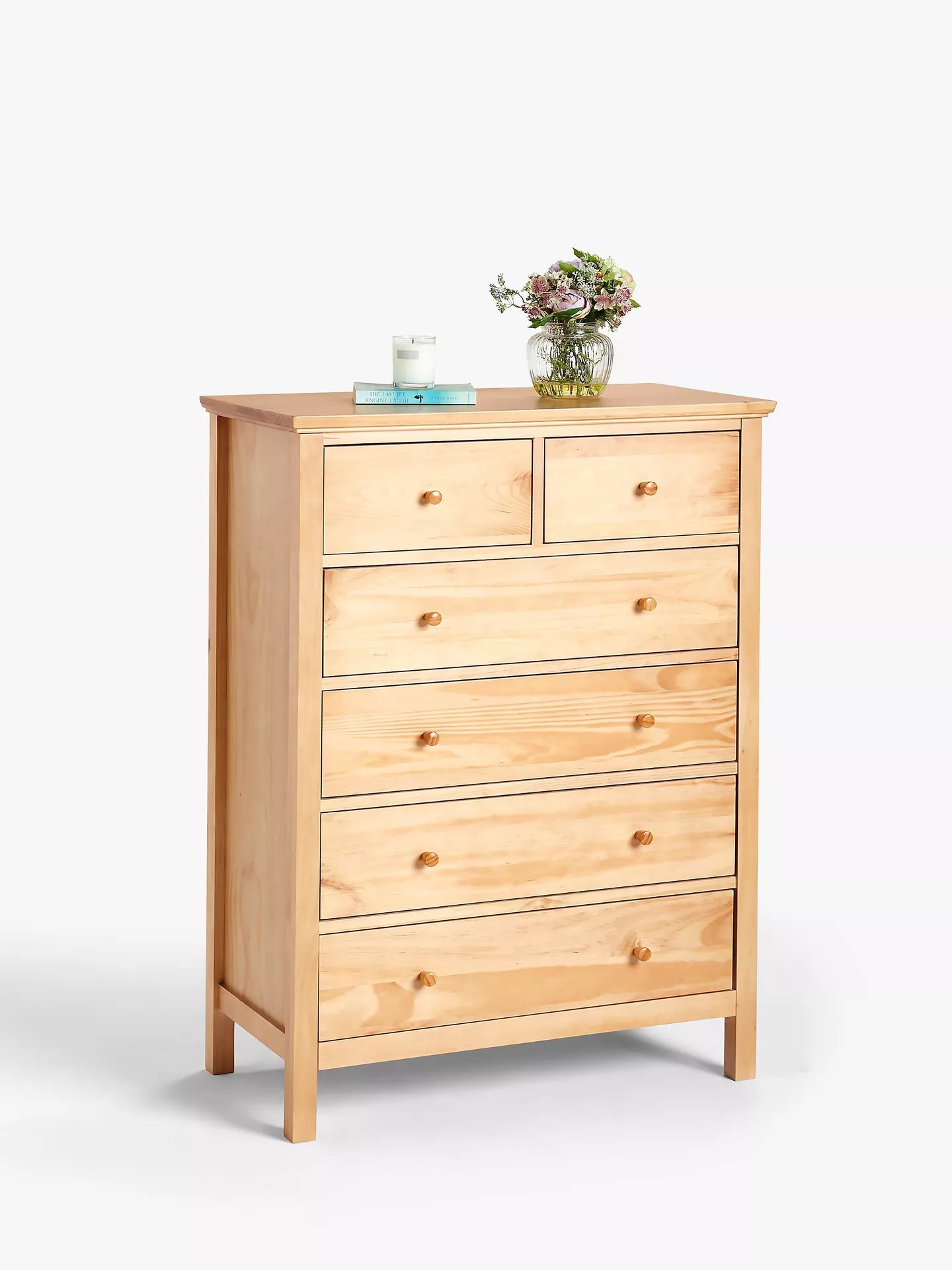 John Lewis Wilton 6 Drawer Chest, Natural