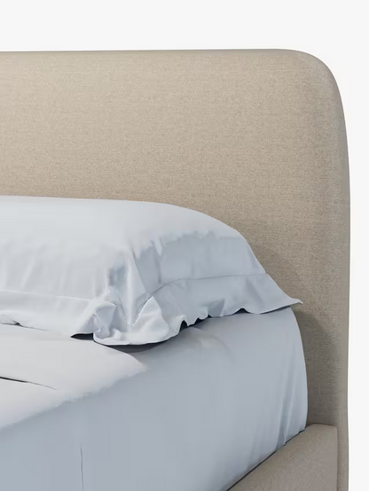John Lewis Bonn Ottoman Storage Upholstered Bed Frame Double Beige
