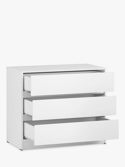 Little Acorns Furniture 3 Drawer Chest, White