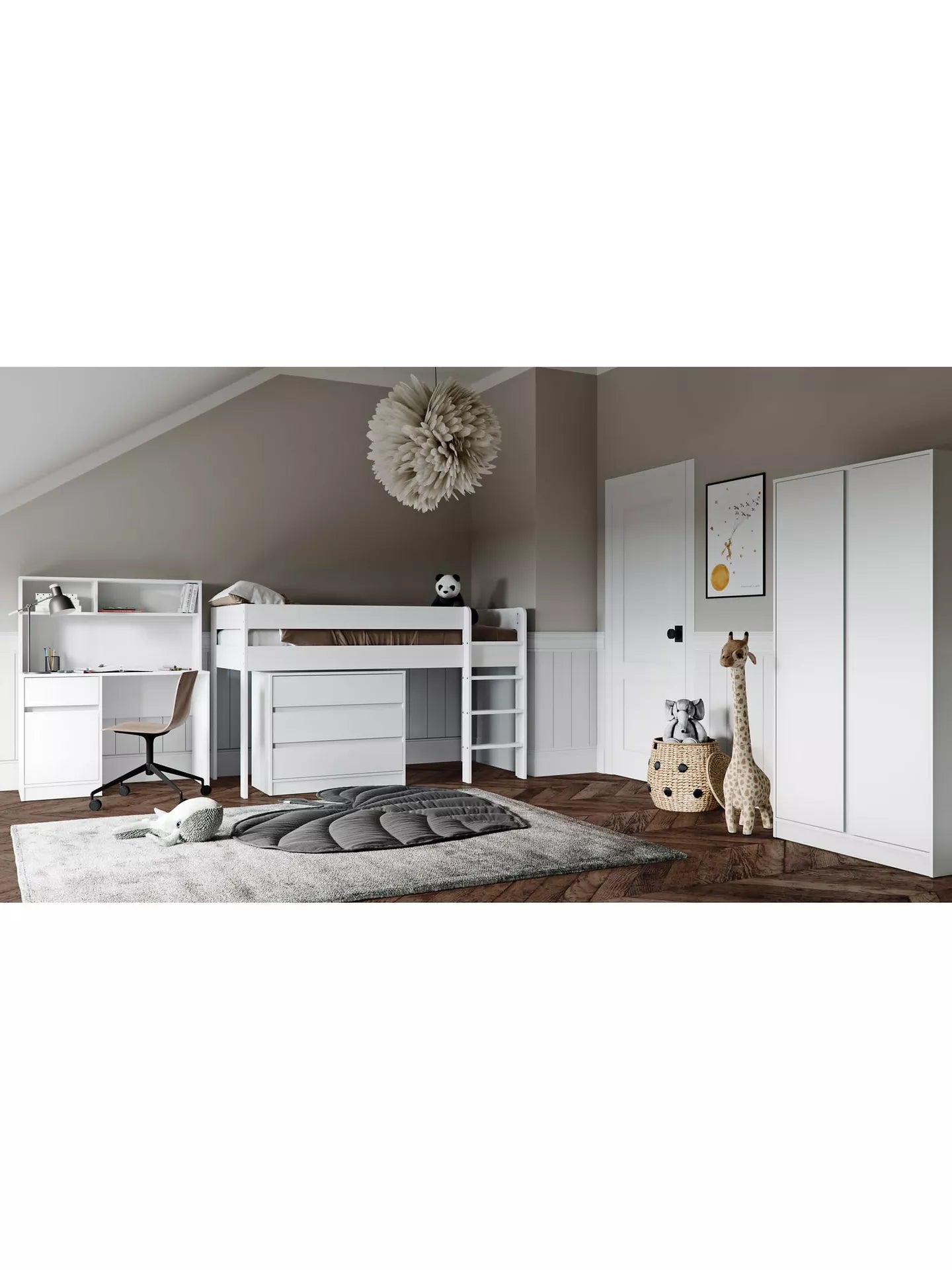 Little Acorns Furniture Mid Sleeper Bed Frame