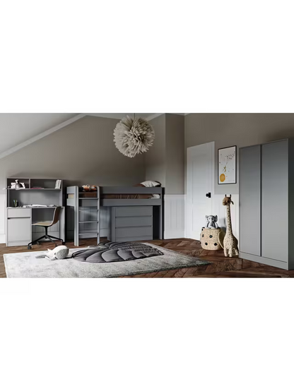 Little Acorns Furniture 3 Drawer Chest, Grey