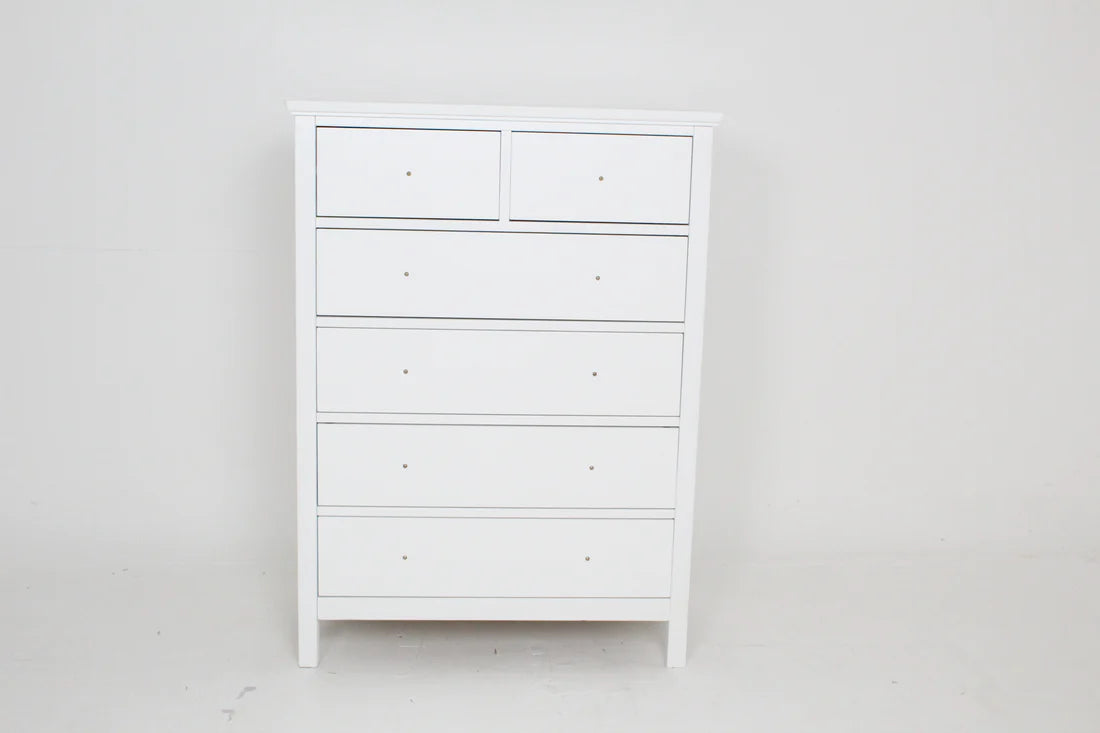 John Lewis ANYDAY Wilton 6 Drawer Chest White