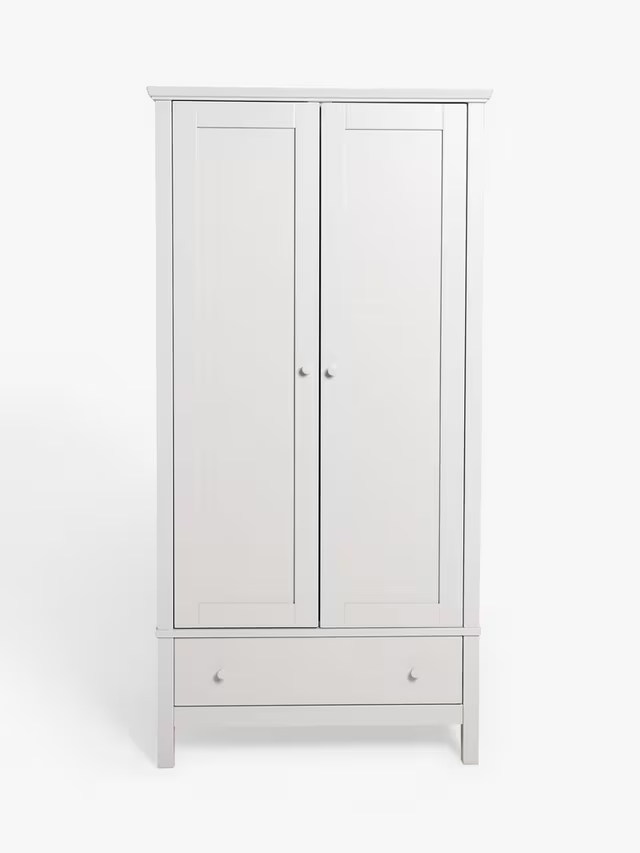 John Lewis Wilton Double Wardrobe Grey