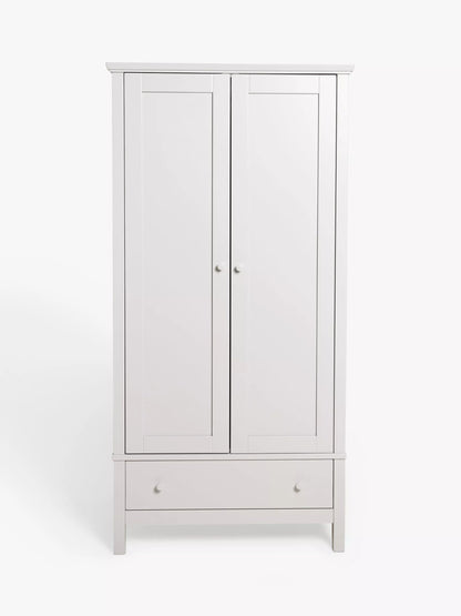 John Lewis Spindle Double Wardrobe Grey