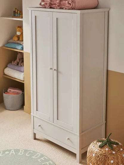 John Lewis Wilton Double Wardrobe, Linen 