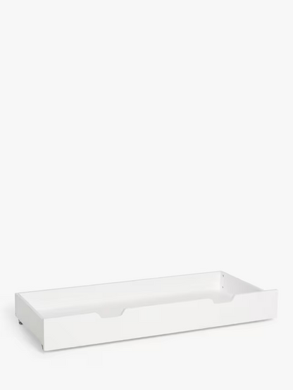 John Lewis Wilton Cotbed and Drawer White