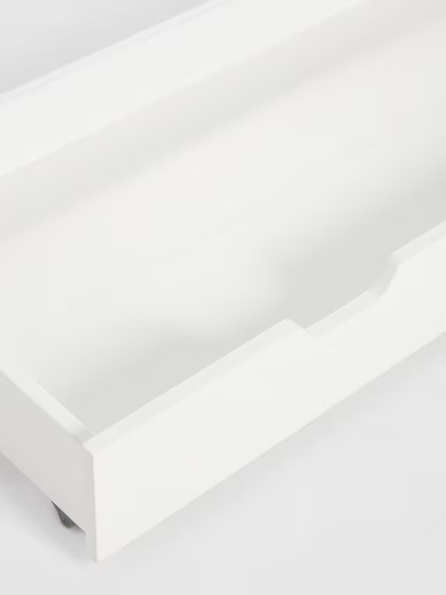 John Lewis Wilton Cotbed and Drawer White