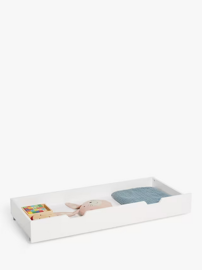 John Lewis Wilton Cotbed and Drawer White