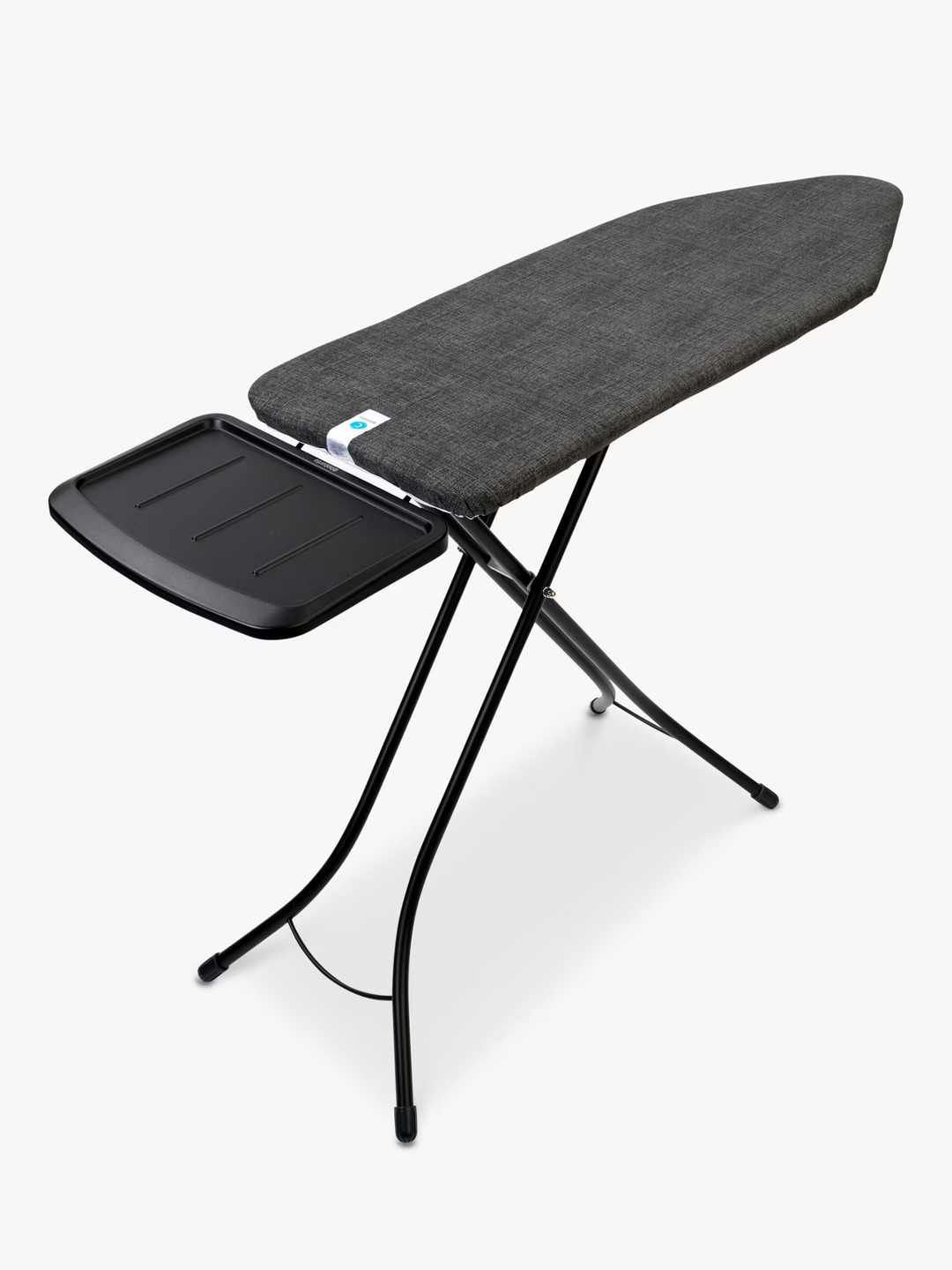 Brabantia Ironing Board C, 124 x 45cm, Solid Steam Unit Holder - Denim Black