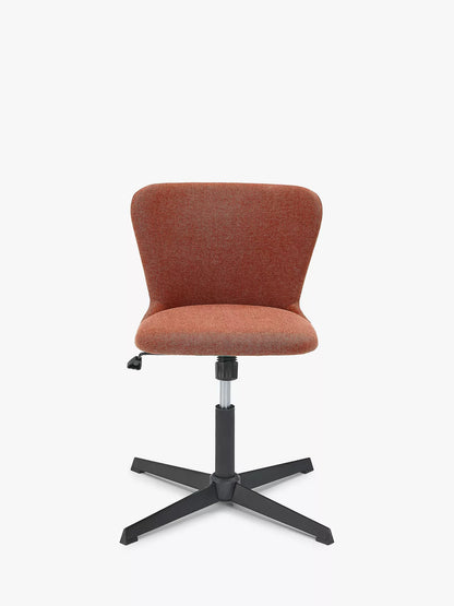 John Lewis ANYDAY Scallop Office Chair, Burnt Orange