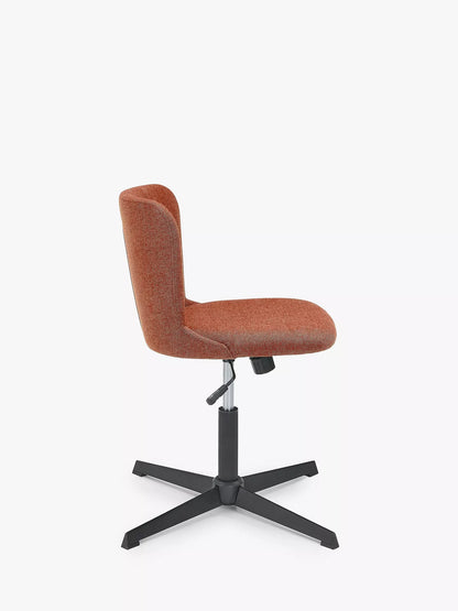 John Lewis ANYDAY Scallop Office Chair, Burnt Orange