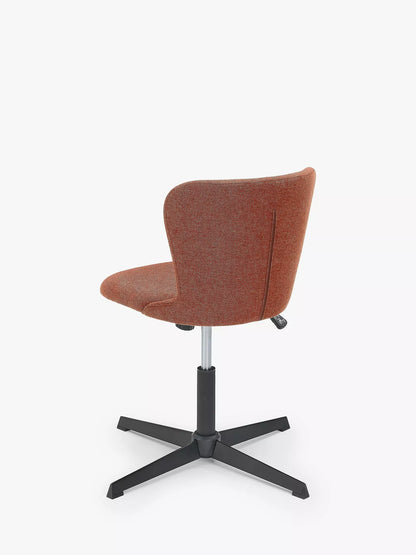 John Lewis ANYDAY Scallop Office Chair, Burnt Orange