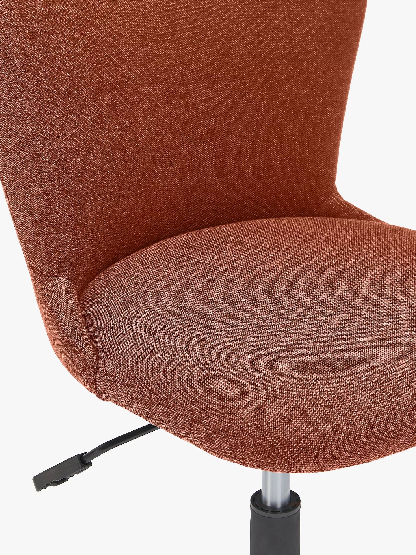John Lewis ANYDAY Scallop Office Chair, Burnt Orange