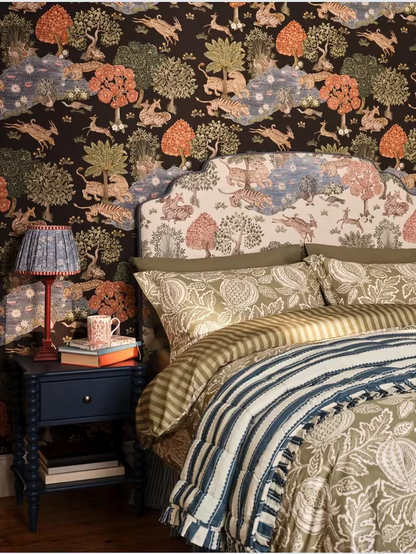 John Lewis Bobbin Bedside Table Blue