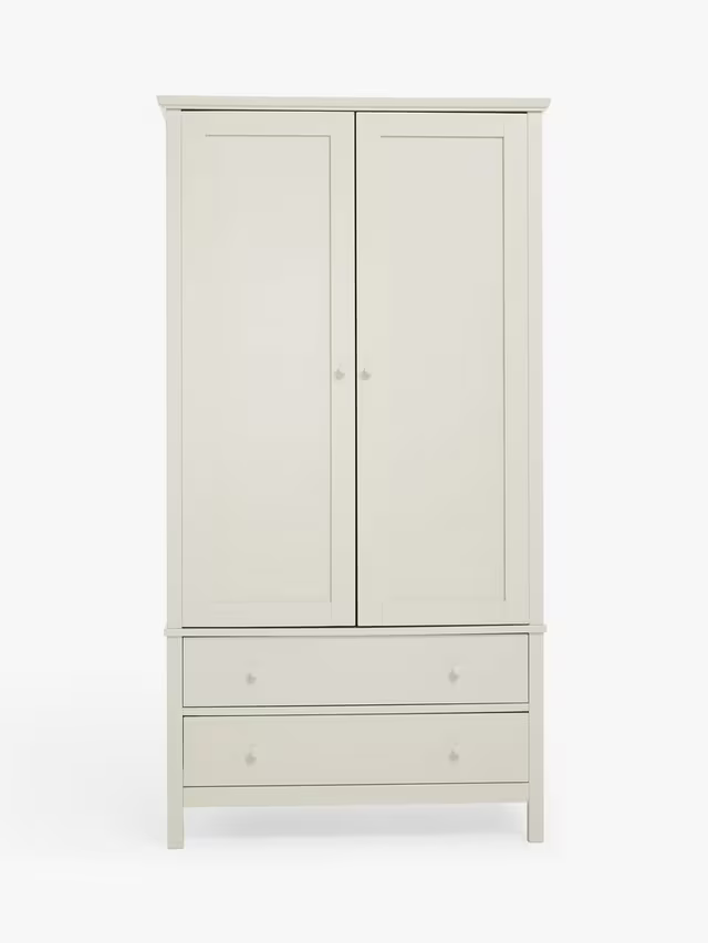 John Lewis Wilton 2 Door Wardrobe, Linen