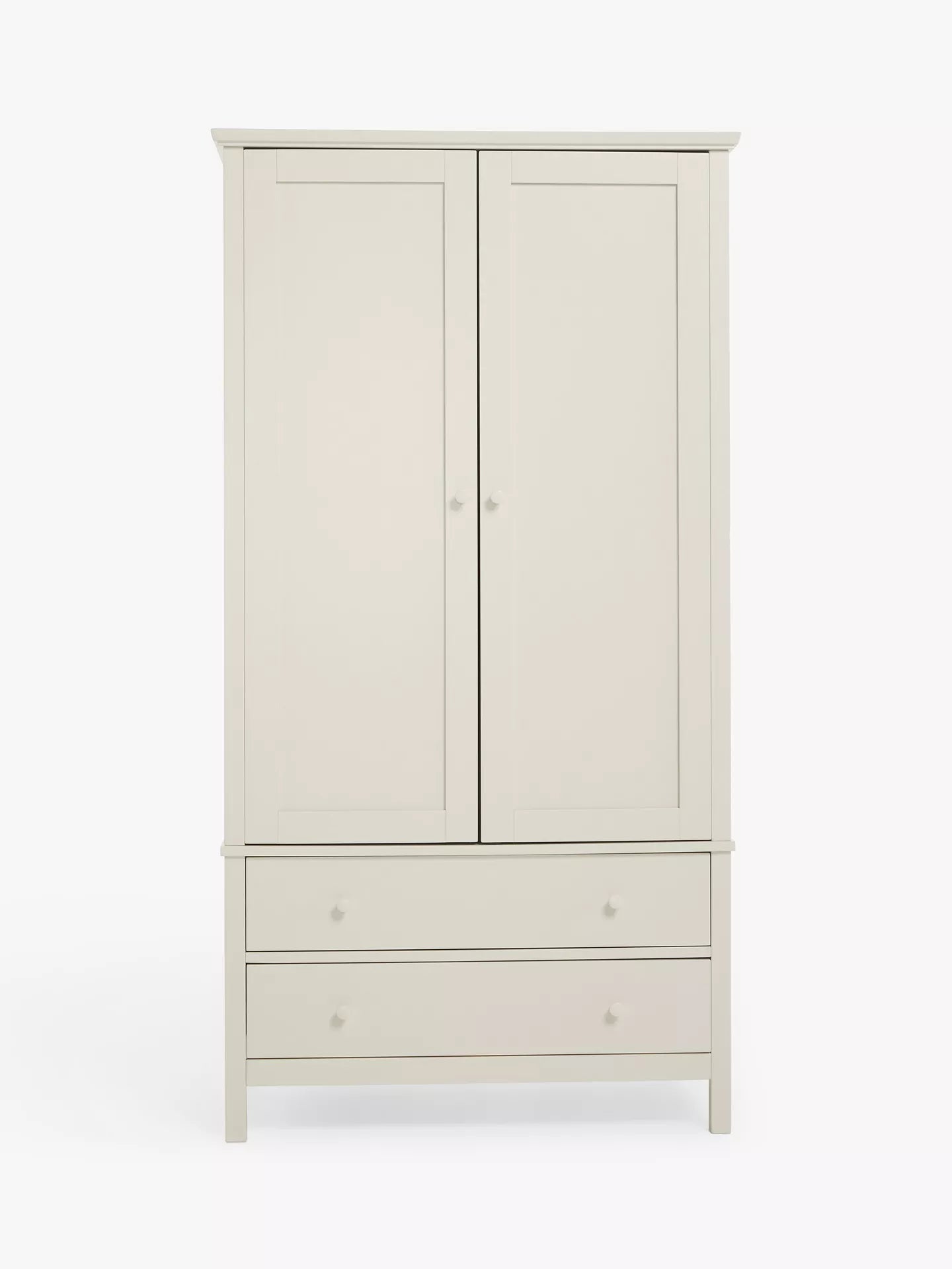 John Lewis Wardrobe Wilton 2 Door, Linen