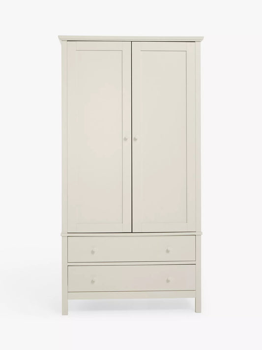 John Lewis Wardrobe Wilton 2 Door, Linen