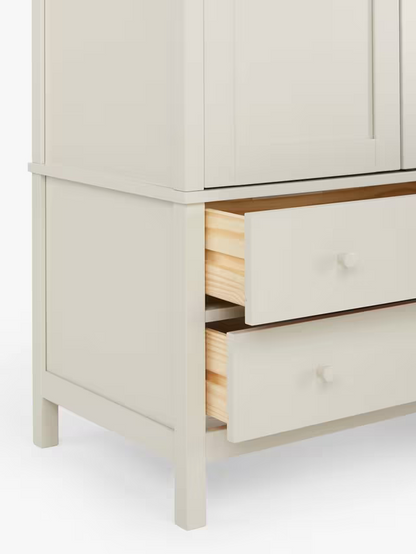 John Lewis Wilton 2 Door Wardrobe, Linen