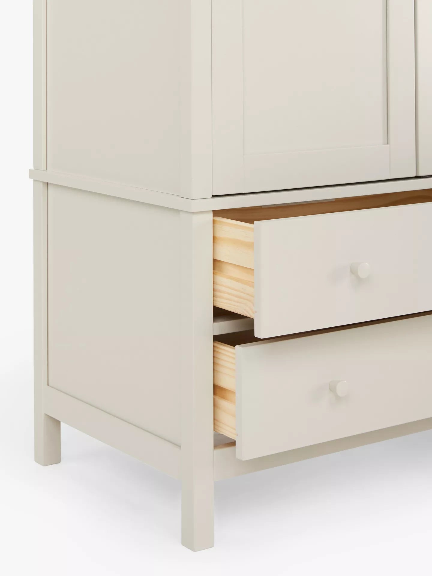 John Lewis Wardrobe Wilton 2 Door, Linen