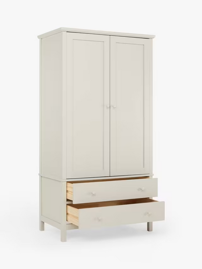 John Lewis Wilton 2 Door Wardrobe, Linen