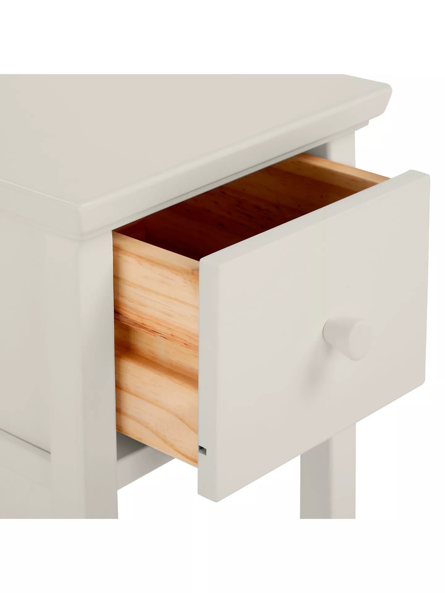 John Lewis Wilton Bedside Tables, Set of 2, Linen