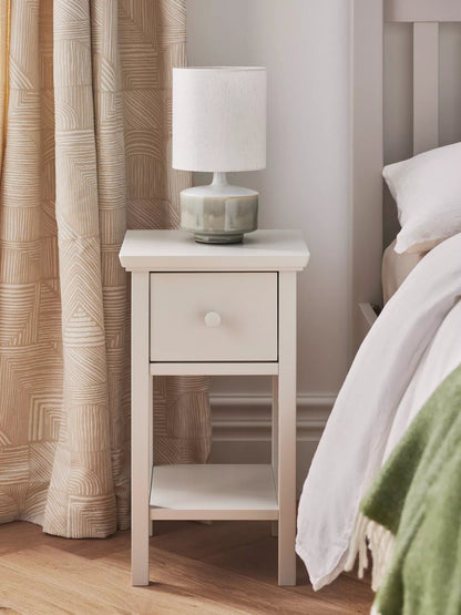 John Lewis Wilton Bedside Tables, Set of 2, Linen