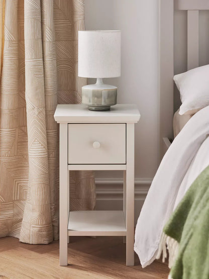 John Lewis Wilton Bedside Tables, Set of 2, Linen