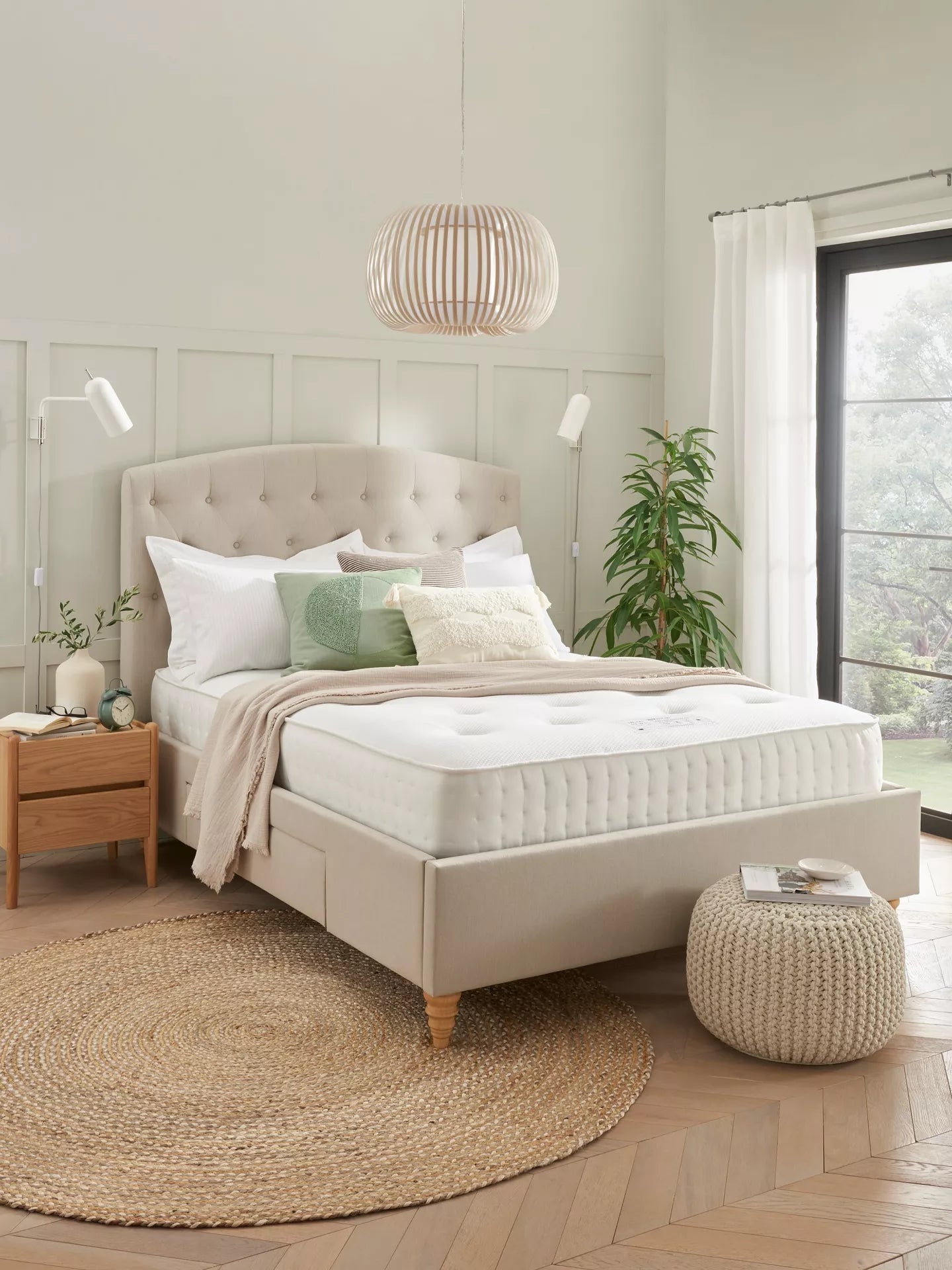 John Lewis Ortho Support 1200 Pocket Spring Mattress, Firm Tension, Double