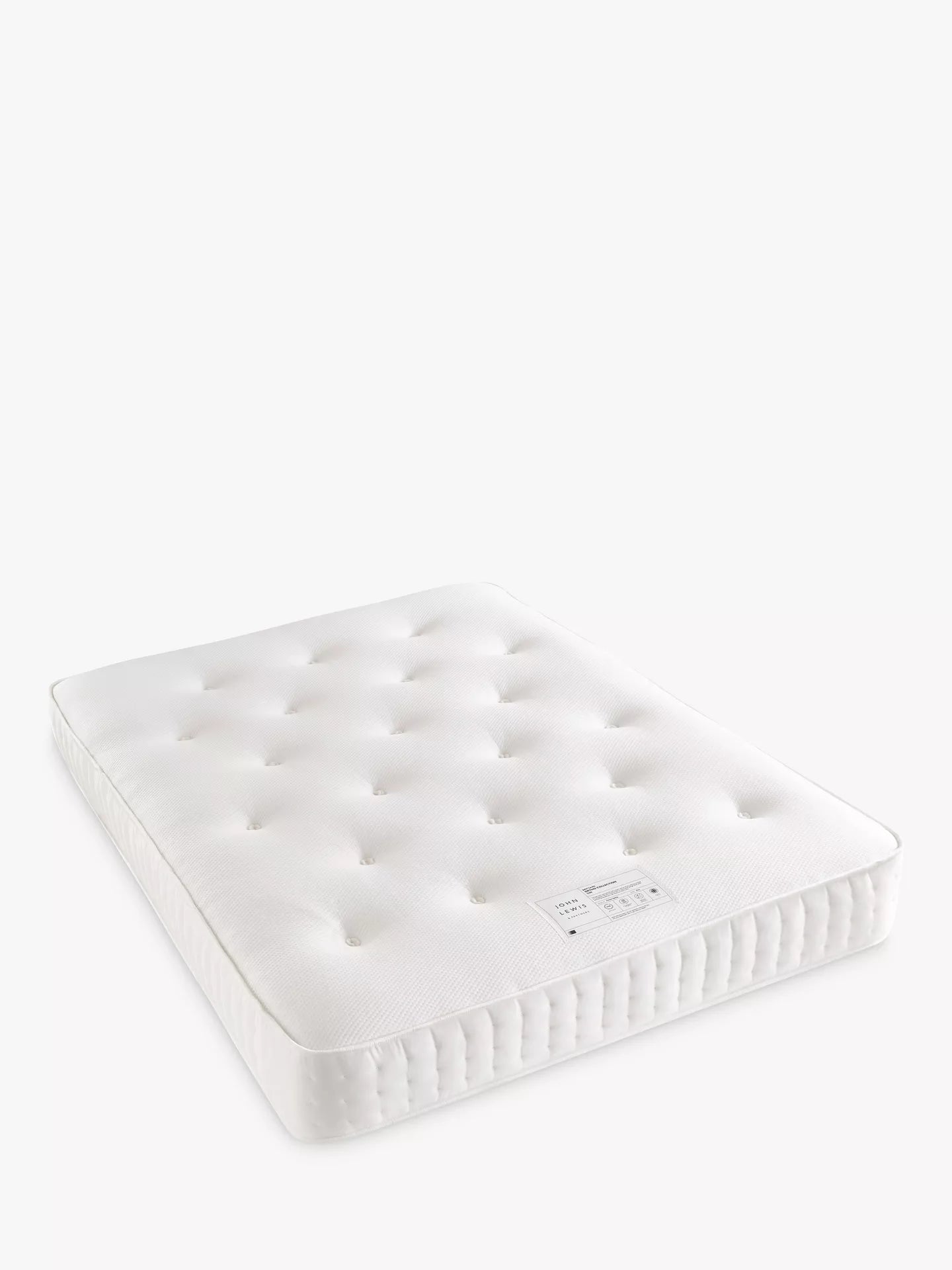 John Lewis Ortho Support 1200 Pocket Spring Mattress, Firm Tension, Double