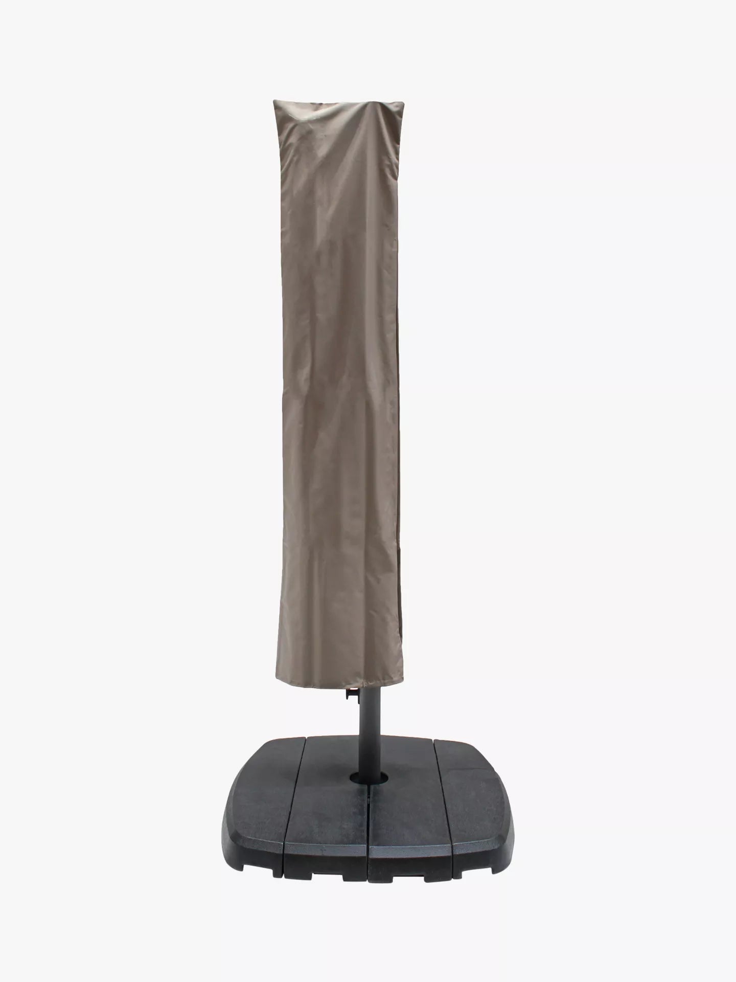 KETTLER Free Arm Square Garden Parasol with Base, 2.5m