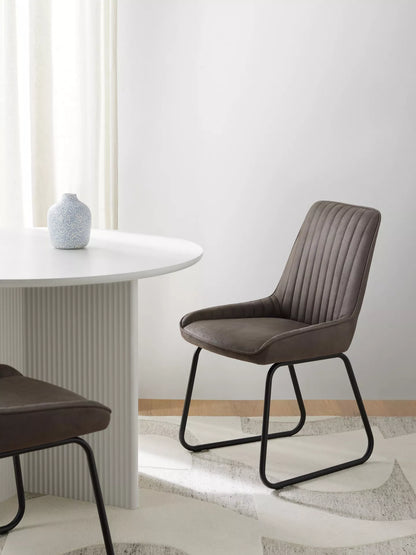 John Lewis Brooks II Side Dining Chairs, Set of 2, Mocha