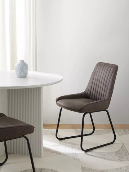 John Lewis Brooks II Side Dining Chairs, Set of 2, Mocha