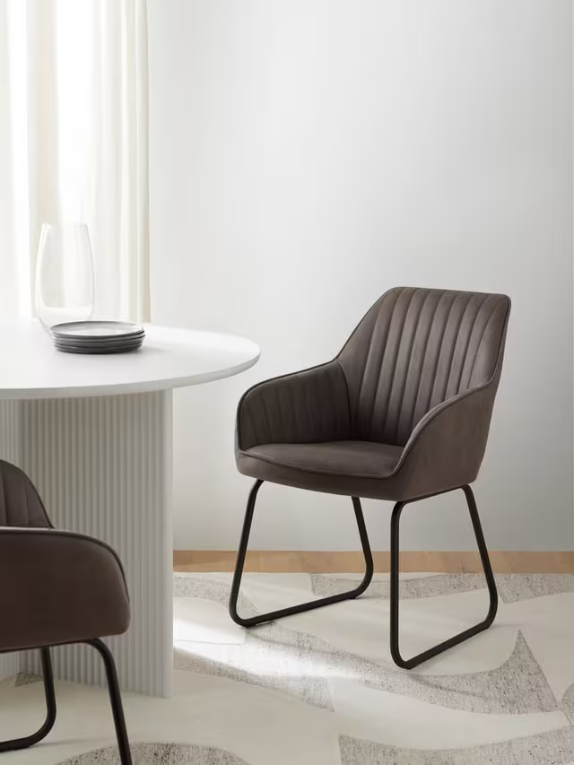 John Lewis Brooks II Dining Armchairs, Set of 1 Mocha