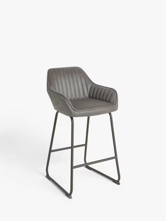 John Lewis Brooks II Bar Stool Grey