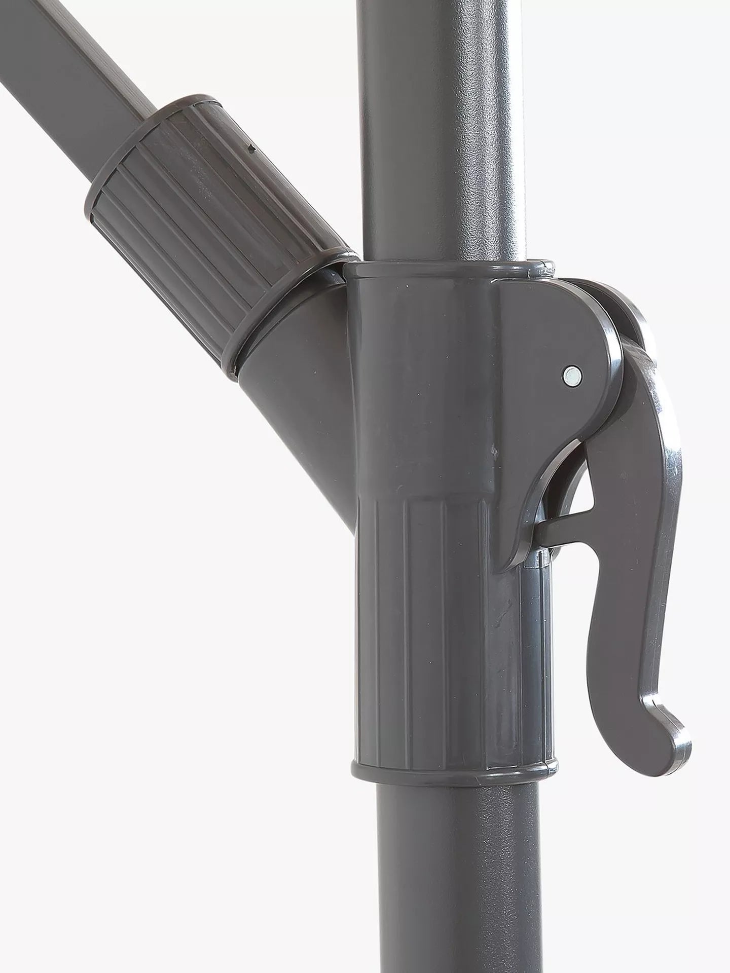 Suntime Wind-Up Tilt Rectangular Parasol, 2 x 3m, Ecru