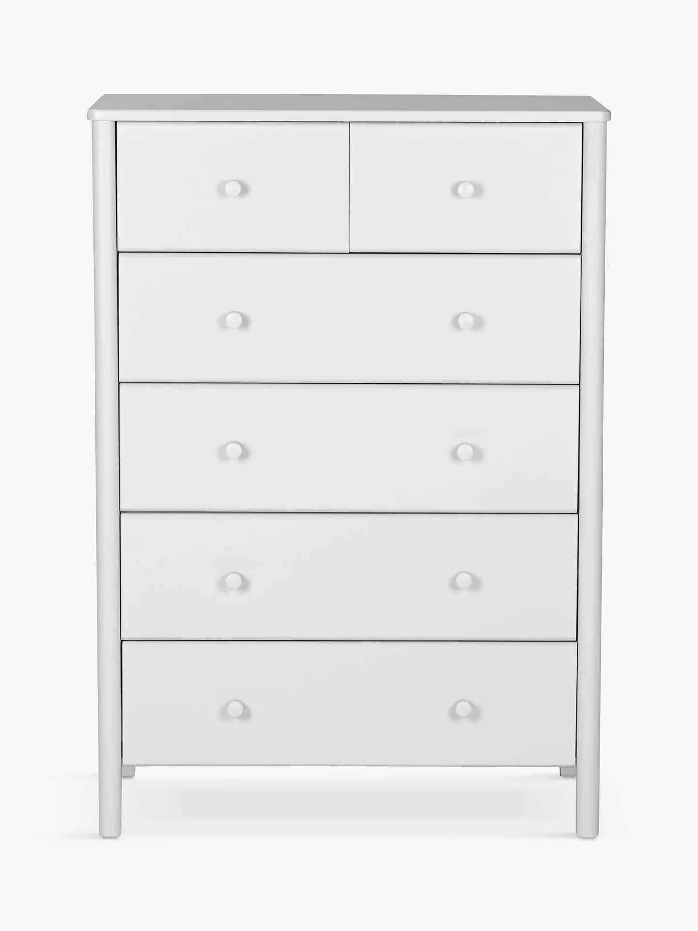 John Lewis Spindle 6 Drawer Chest, Grey
