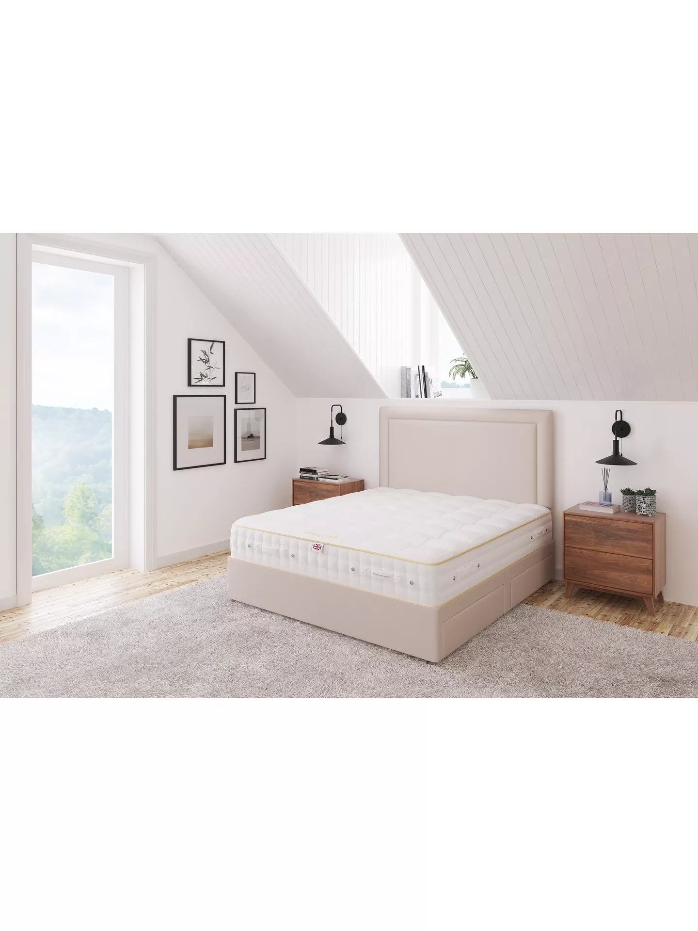 Millbrook Beds Supreme Collection 7000 Mattress, Medium Tension, Super King Size