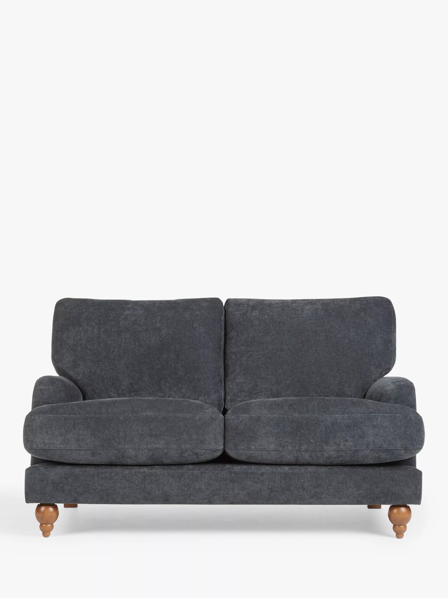 John Lewis Clover Small 2 Seater Sofa, Dark Leg, Chenille Charcoal